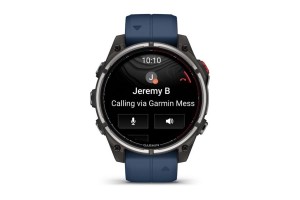 Garmin quatix 8 Pro 47 mm – Sapphire Titanium, captain blue szíj