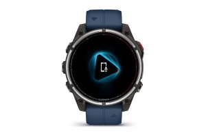 Garmin quatix 8 Pro 47 mm – Sapphire Titanium, captain blue szíj