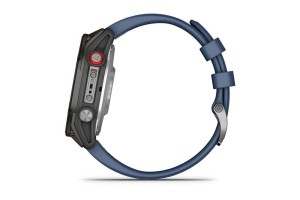 Garmin quatix 8 Pro 47 mm – Sapphire Titanium, captain blue szíj