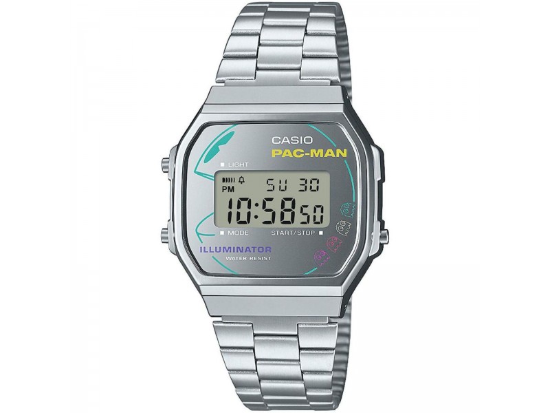Casio A168WEPC-7AER Vintage Pac-Man unisex digitális óra
