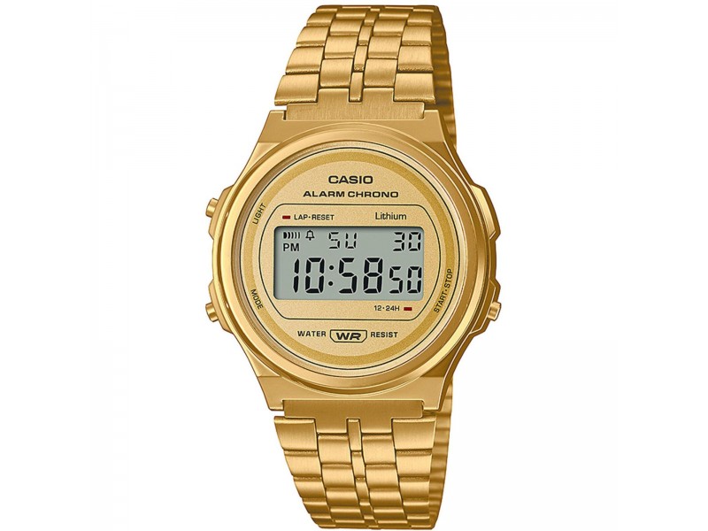 Casio A171WEG-9AEF Vintage unisex arany digitális karóra