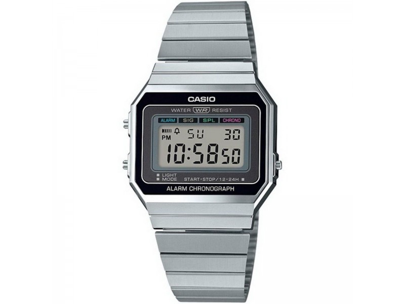 Casio A700WE-1AEF Vintage ezüst digitális unisex karóra