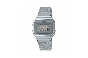 Casio A700WEM-7AEF unisex ezüst digitális karóra