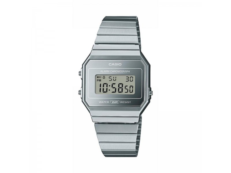 Casio A700WEV-7AEF ezüst vintage férfi digitális karóra