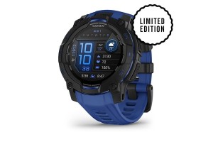 Garmin Instinct 3 45mm AMOLED fekete-kék, limitált kiadás