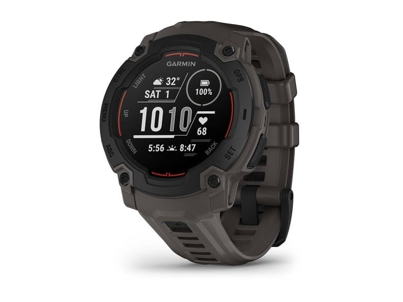 Garmin Instinct E 45 mm fekete, szürke szíjjal