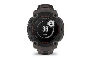 Garmin Instinct E 45 mm fekete, szürke szíjjal