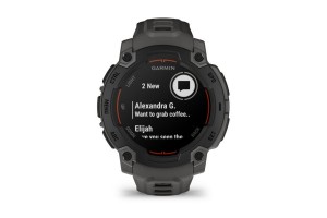 Garmin Instinct E 45 mm fekete, szürke szíjjal