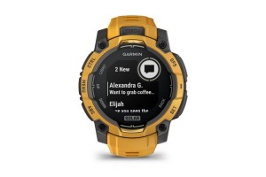 Garmin Instinct 3 45 mm Solar – napsárga szíj