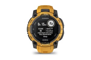 Garmin Instinct 3 45 mm Solar – napsárga szíj
