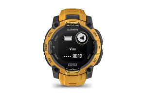 Garmin Instinct 3 45 mm Solar – napsárga szíj