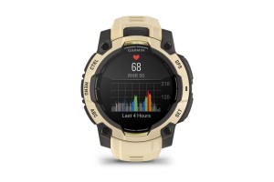 Garmin Instinct 3 45 mm AMOLED – sárga szilikon szíj