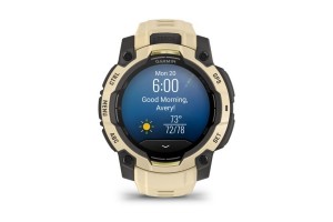 Garmin Instinct 3 45 mm AMOLED – sárga szilikon szíj