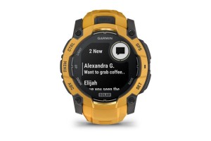 Garmin Instinct 3 50 mm – napsárga, sárga/szürke szíj