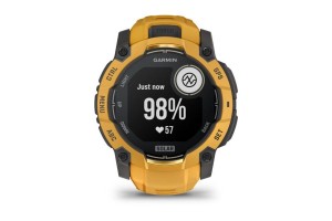Garmin Instinct 3 50 mm – napsárga, sárga/szürke szíj