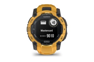 Garmin Instinct 3 50 mm – napsárga, sárga/szürke szíj