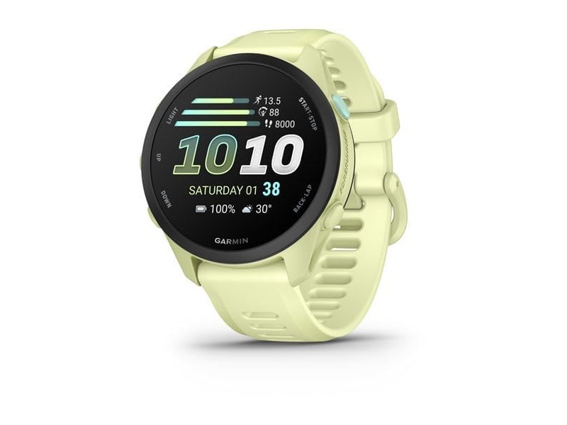 Garmin Forerunner 70 citrom — GPS futóóra, AMOLED kijelző