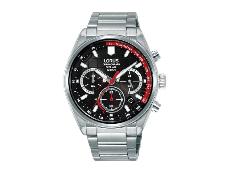 LORUS RZ531AX9 férfi Solar karóra, 42 mm nemesacél