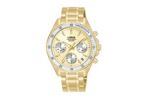 LORUS RT362LX9 női arany chronograph karóra 36 mm