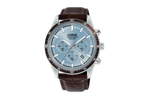 LORUS RT351LX9 férfi sport karóra (43 mm, bőr szíj)