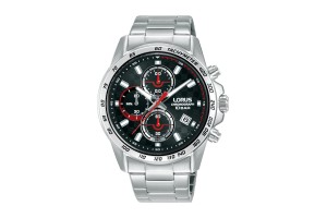 LORUS RM305KX9 férfi chronograph, 43 mm, rozsdamentes acél