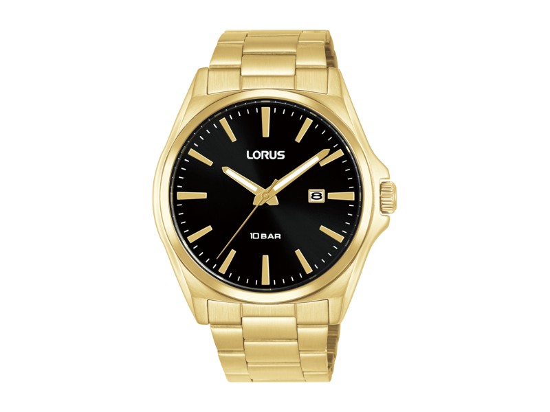 LORUS RH954SX9 férfi sportóra, 42 mm, nemesacél szíj