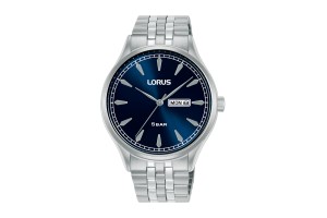 LORUS RH323BX9 férfi karóra, nemesacél szíj, 41 mm