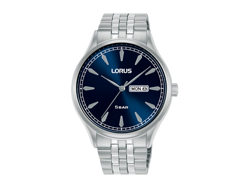 LORUS RH323BX9 férfi karóra, nemesacél szíj, 41 mm