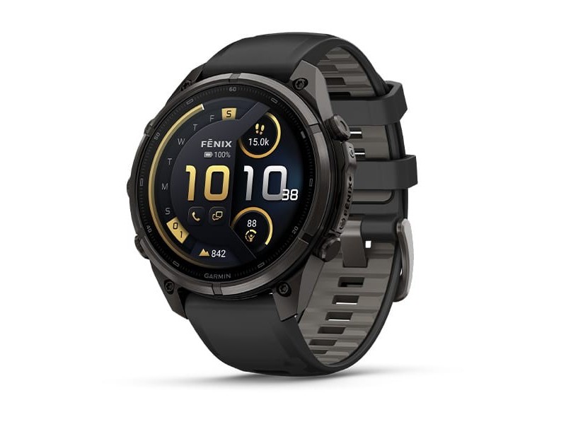 Garmin fēnix 9 Pro inReach 47mm titán DLC szürke