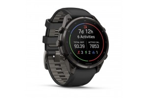 Garmin fēnix 9 Pro inReach 47mm titán DLC szürke