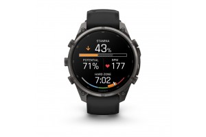 Garmin fēnix 9 Pro inReach 47mm titán DLC szürke