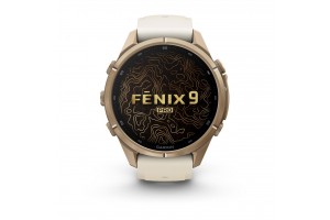 Garmin fēnix 9 Pro inReach 43mm titán tok, krémszínű szíj