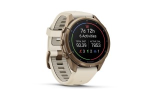 Garmin fēnix 9 Pro inReach 43mm titán tok, krémszínű szíj