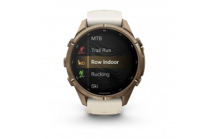 Garmin fēnix 9 Pro inReach 43mm titán tok, krémszínű szíj