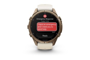 Garmin fēnix 9 Pro inReach 43mm titán tok, krémszínű szíj