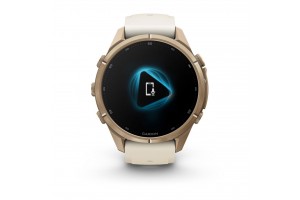 Garmin fēnix 9 Pro inReach 43mm titán tok, krémszínű szíj