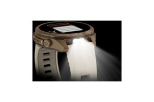 Garmin fēnix 9 Pro inReach 43mm titán tok, krémszínű szíj