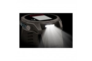 Garmin fēnix 9 51mm Titanium kávicszürke szilikon szíj