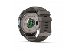 Garmin fēnix 9 51mm Titanium kávicszürke szilikon szíj