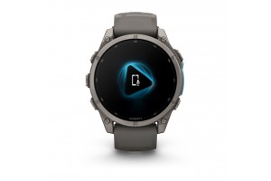 Garmin fēnix 9 Pro 47 mm Solar, titán tok, kavicsszürke szíj