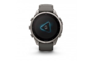 Garmin fēnix 9 Pro 47 mm Solar, titán tok, kavicsszürke szíj