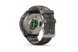 Garmin fēnix 9 Pro 47 mm Solar, titán tok, kavicsszürke szíj