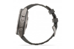 Garmin fēnix 9 Pro 47 mm Solar, titán tok, kavicsszürke szíj