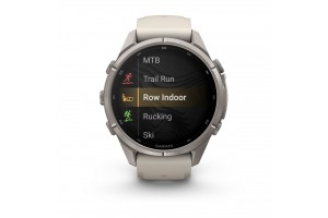 Garmin fenix 9 Pro inReach 43mm titán ködszürke szilikon szíj