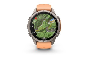 Garmin fēnix 9 Pro inReach 43mm titán szilikon szíjjal