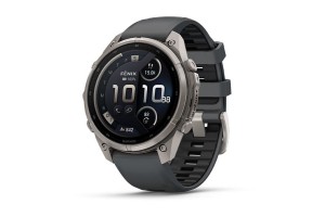 Garmin fēnix 9 Pro inReach 47mm titán, szürke szilikon szíj