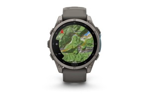 Garmin fēnix 9 Pro inReach 47mm titán, szürke szilikon szíj