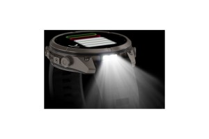 Garmin fēnix 9 Pro inReach 47mm titán, szürke szilikon szíj