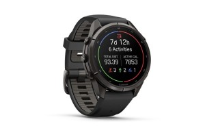 Garmin fēnix 9 Pro 43mm DLC Titanium, kavicsszürke szíj
