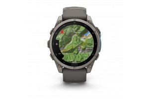 Garmin fēnix 9 Pro 43mm DLC Titanium, kavicsszürke szíj